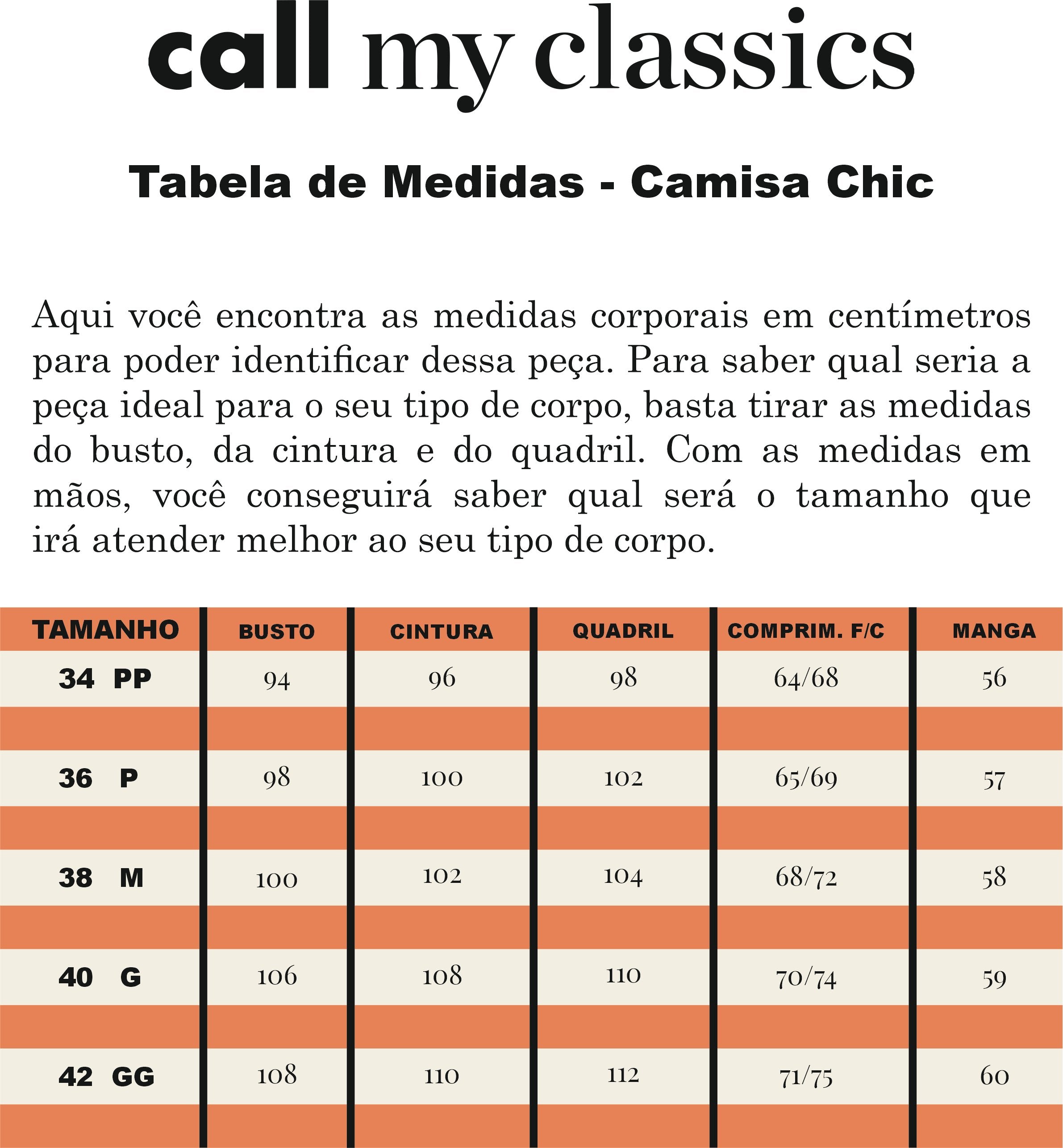 Camisa chic