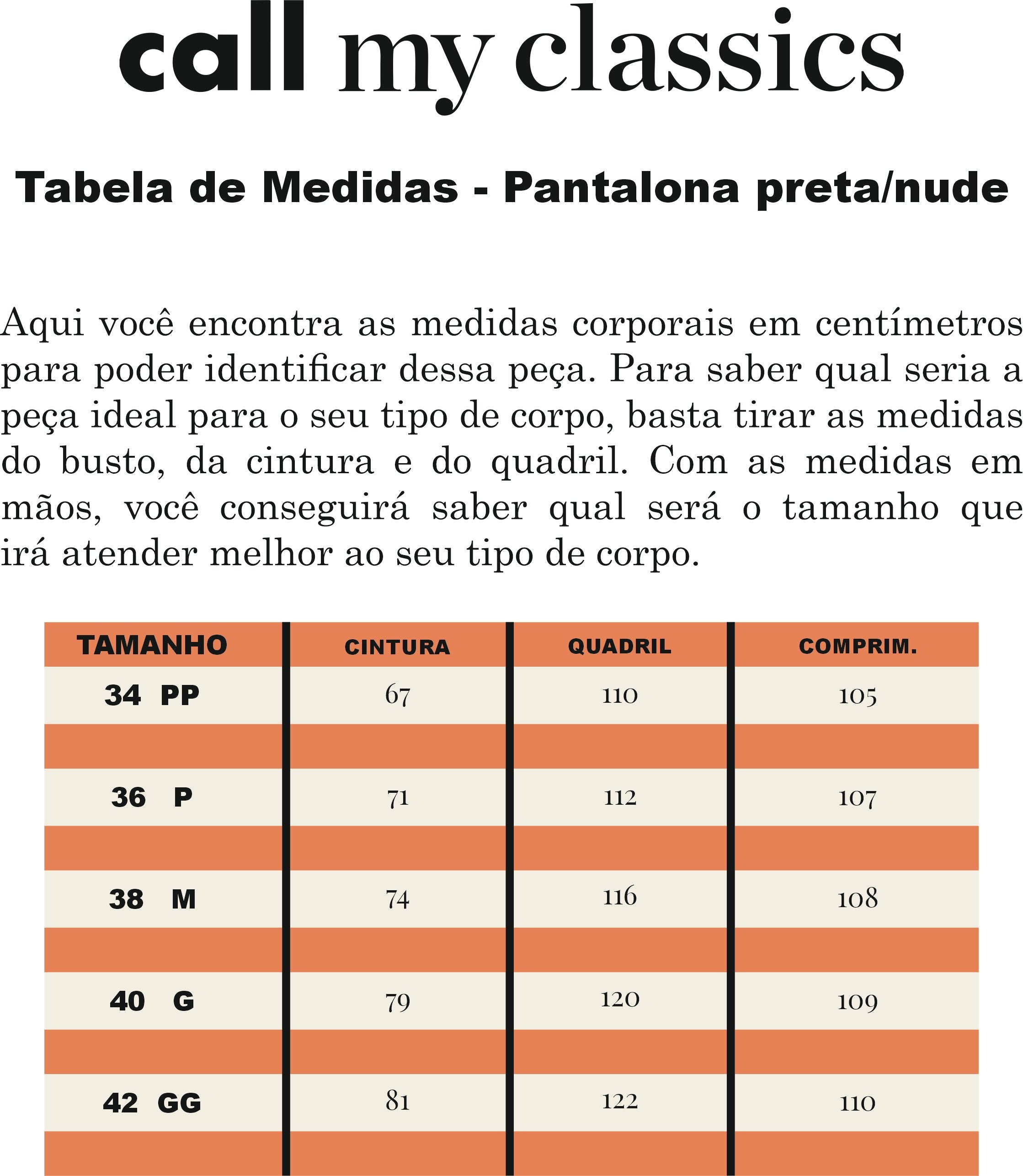 Calça Pantalona Clássica
