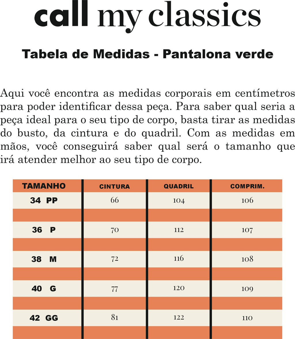 Calça Pantalona