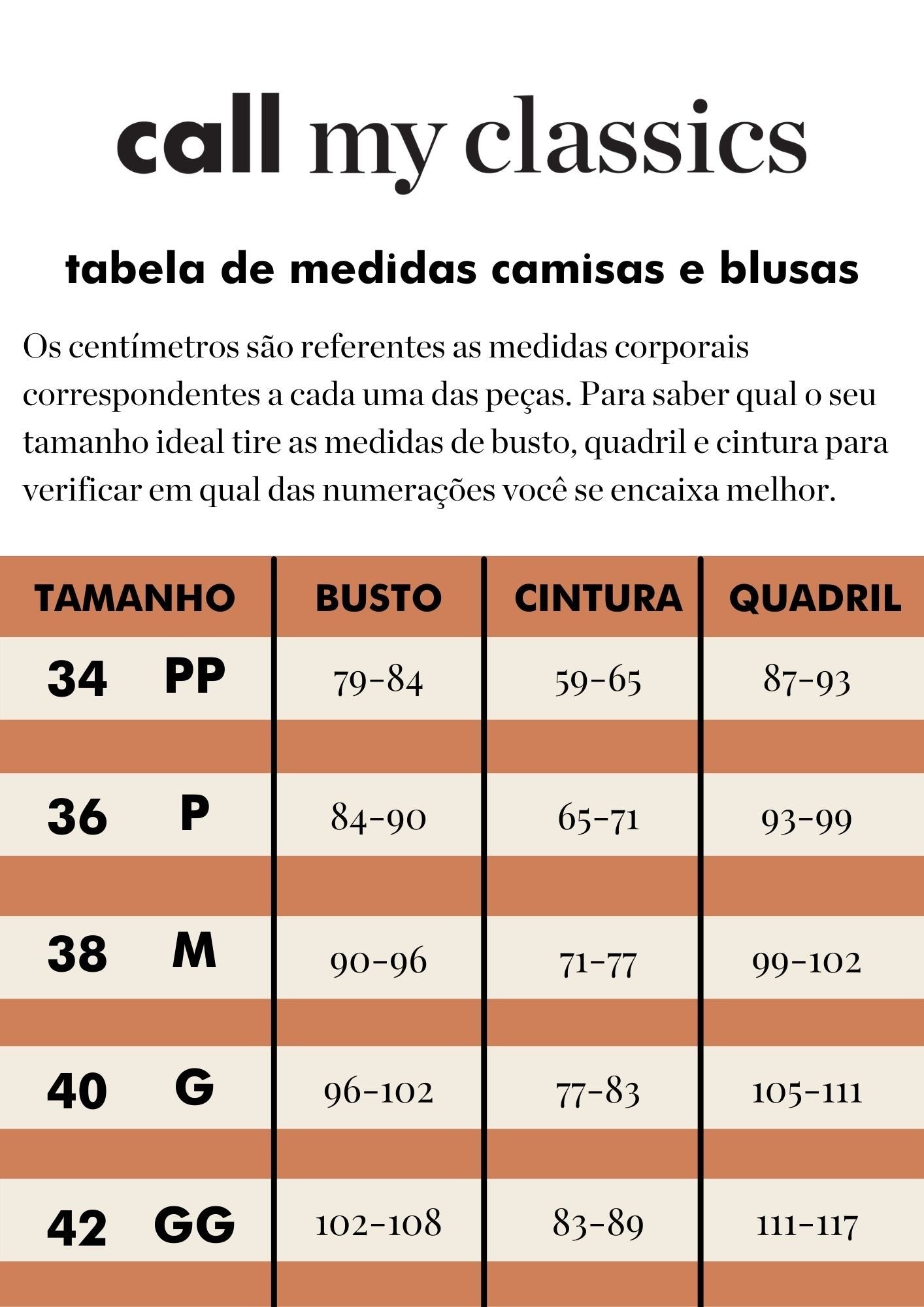 Blusa curta
